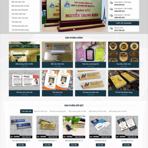 Biển Chức Danh Cty